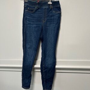 SPANX Ankle skinny jean pull on dark blue, SZ M